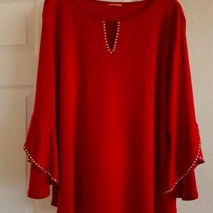 Women’s red blouse size XL